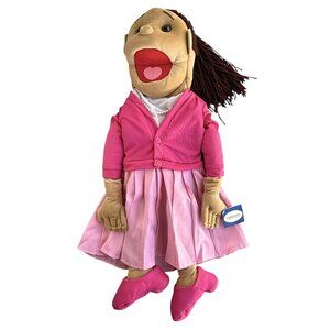 Puppet Revelation Woman Full Body Pink Dress Puppet 28” Bible School Teacher NEW